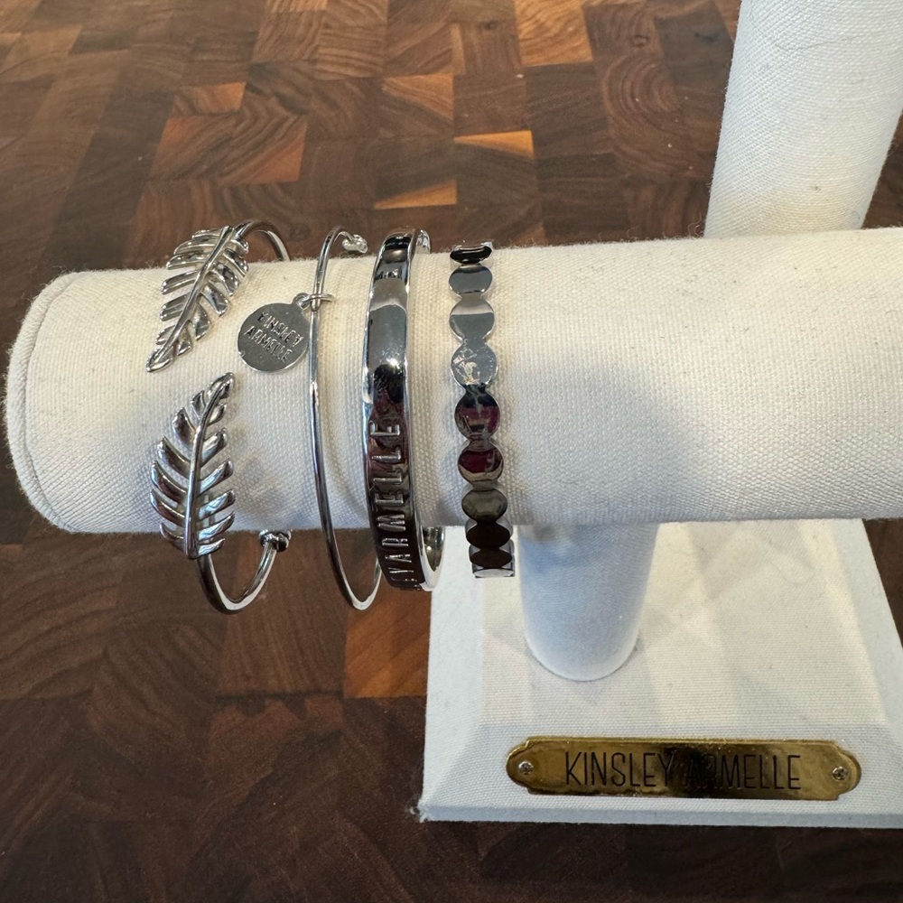 Kinsley Armelle Silver Bracelet Set of 4